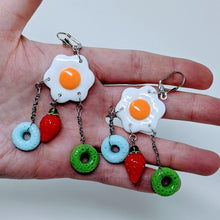 Load image into Gallery viewer, &quot;Breakfast is Served&quot; Dangle Earrings - Curio Memento

