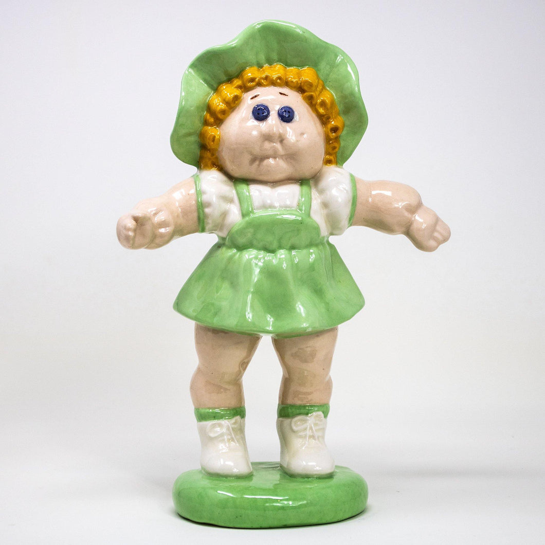 1980's era Pucker-Faced Ceramic Cabbage Patch Kid - Curio Memento
