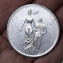 Load image into Gallery viewer, Inappropriate Vintage Manhandling Heads/Tails Coin - Curio Memento
