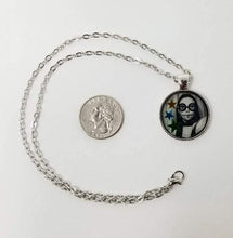 Load image into Gallery viewer, Cheeky girl pendant with chian - Curio Memento
