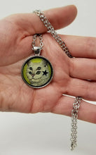 Load image into Gallery viewer, Cat pendant with chain - Curio Memento
