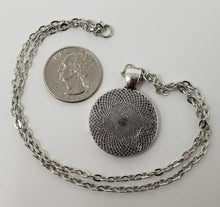 Load image into Gallery viewer, Two faced woman pendant with chain - Curio Memento
