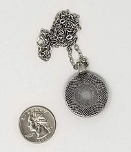 Load image into Gallery viewer, Resin pendant containing variety of unique found objects - chain included - Curio Memento
