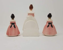 Load image into Gallery viewer, 1950-1960 era Enesco Praying Napkin Holder and Salt and Pepper Shakers - Curio Memento
