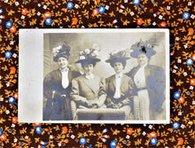 Load image into Gallery viewer, Lot of 3 Vintage Post Cards Featuring 4 Women from the Victorian era - Curio Memento
