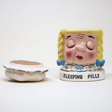 Load image into Gallery viewer, Rare Vintage 1960s era Ceramic Pill Container - Curio Memento
